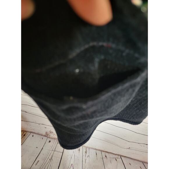 VTG J Two Black Embellished Jewel Chenille Knit Cardigan Sweater Womens Size XL - Picture 12 of 13